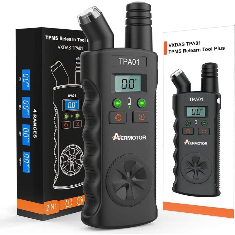 🚗 TPMS Reset Tool & Digital Tire Gauge