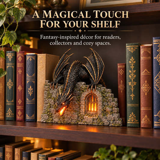 🐉 Dragon Flame-Effect Humidifier & Essential Oil Diffuser – Fantasy Decor