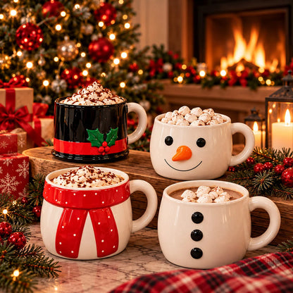 Fgorre™ Christmas Mug Set — Sip & Stack