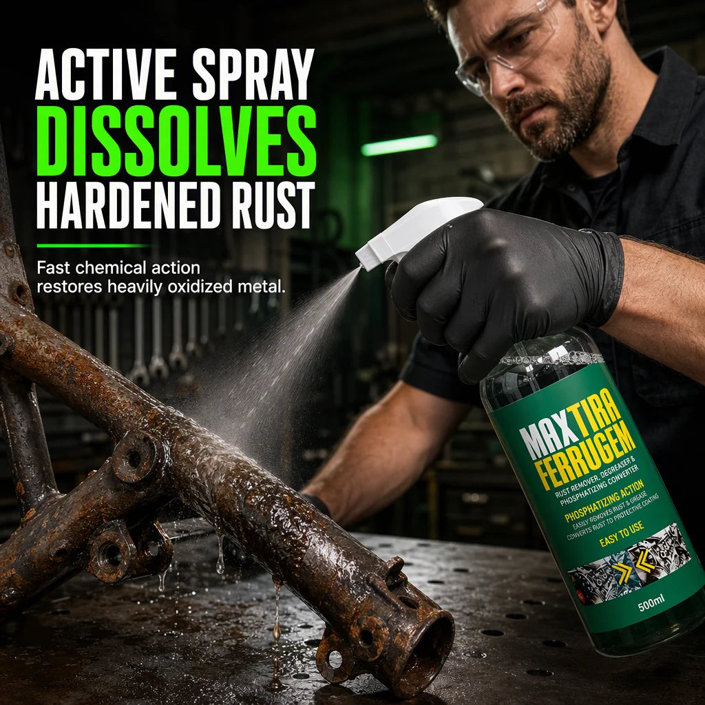 🔧 💨 3 In 1 Rust Remover & Phosphating Agent – Degrease, Remove Rust, Anti-rust ✨