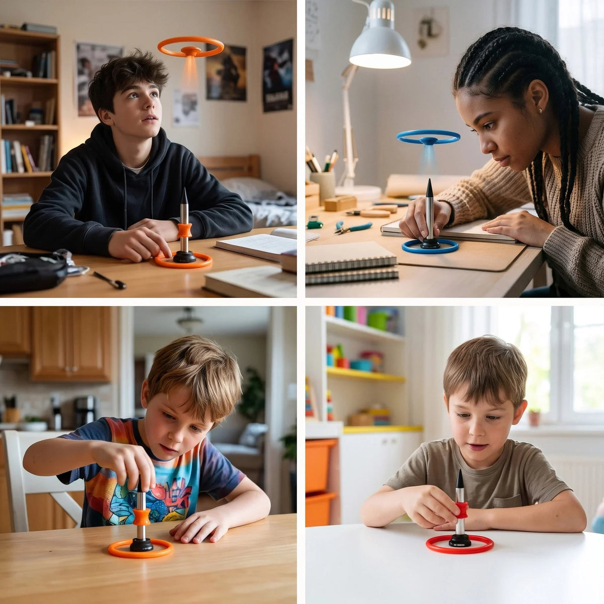 🚀Kinetic Desk toy That Performs Impossible Landing