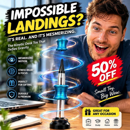 🚀Kinetic Desk toy That Performs Impossible Landing