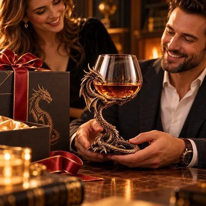 🐉 Dragon Claw Brandy Glass – Unique Sculptural Dragon Stand & Fantasy Barware 🥃✨