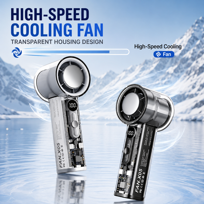 💥 50% OFF FLASH SALE! Bladeless Portable Cooling Fan – 100+ Speeds, Digital Display ❄️🌀 【Limited Time】