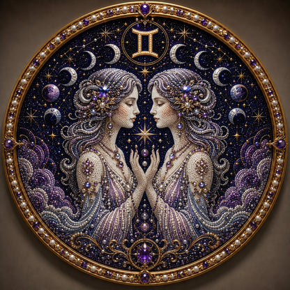 3D Pearl Zodiac Art Kit – DIY Astrology Wall Decor
