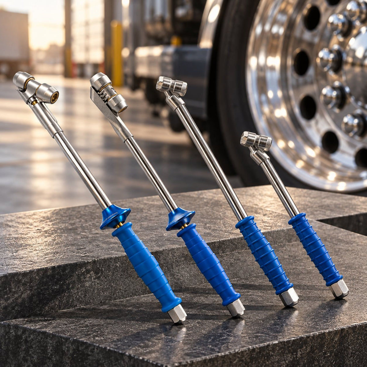🚛 Dual-Wheel Tire Inflation Extension Rod – Reach Hard-to-Access Valves with Ease 🔧