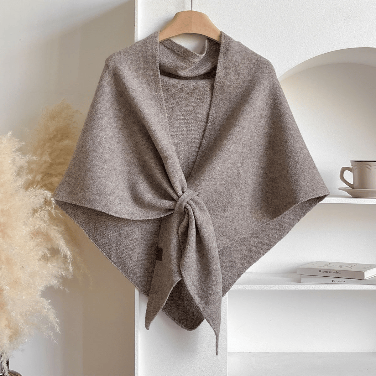 Women's Solid Color Scarf Casual Soft Comfortable Shawl for Daily Wear