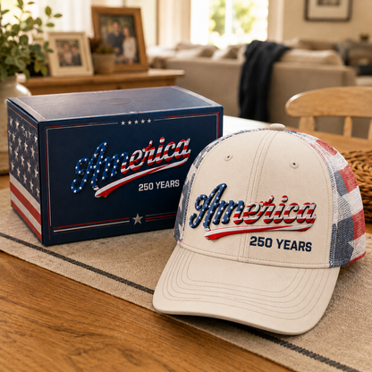 ⚡️Flash Sale ⏰️Last Day Special Price!! 👒America 250 Years Patriotic Trucker Hat