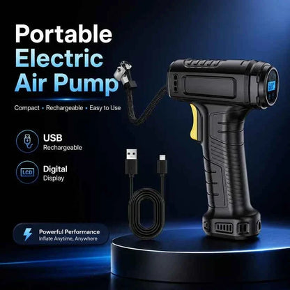 🔥HOT SALE 50%OFF🔥Portable Cordless Air Compressor with Digital Display