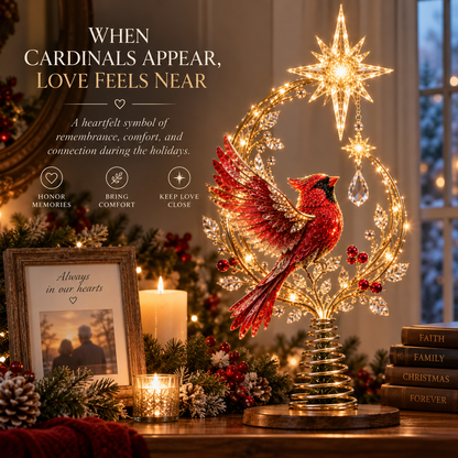 ❤️‍🔥Cardinal Heaven’s Light Tree Topper