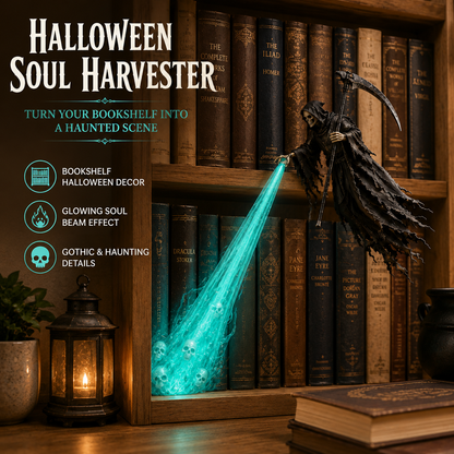 🏅The Soul Collector — Haunted Reaper Shelf Light👻