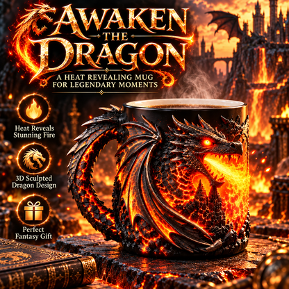 🔥 Last Day 50% OFF 🐉 Dragonfire Heat-Reveal Magic Mug 🔥