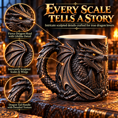 🔥 Last Day 50% OFF 🐉 Dragonfire Heat-Reveal Magic Mug 🔥