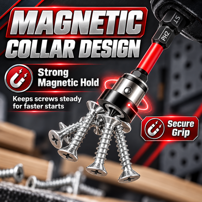 🔩5pcs Drywall Bit Attachment , PH2 Magnetic Drywall Screwdriver Bits