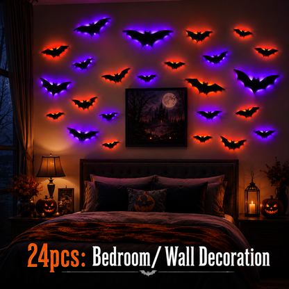 🦇 Halloween Sale: 3D LED Flying Bat Wall Decor – Create a Spooky Atmosphere in Minutes