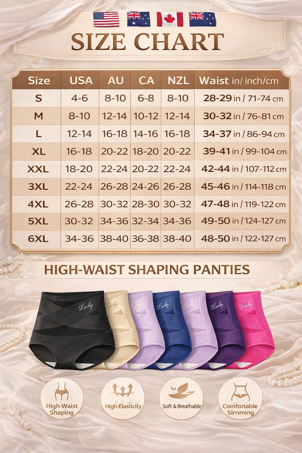 🔥High-Waist Tummy Control Seamless Shaping Panties💥
