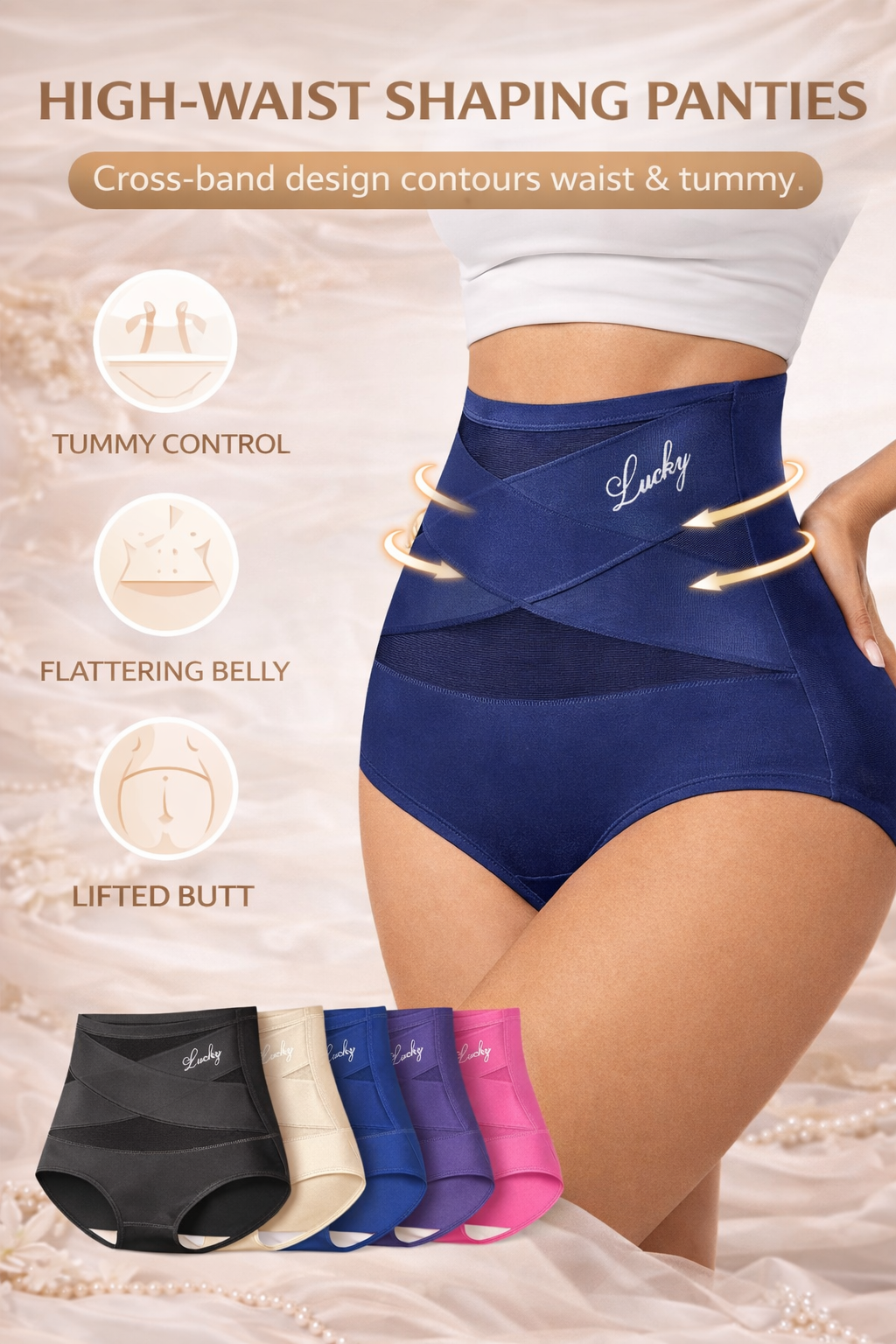 🔥High-Waist Tummy Control Seamless Shaping Panties💥