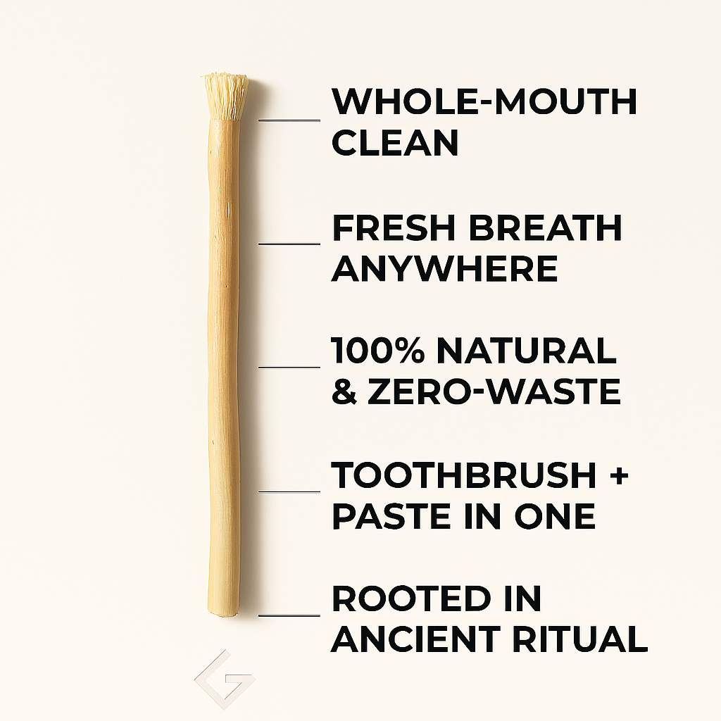 FLASH SALE/🌿Natural Organic Miswak Toothbrush Sticks for Oral Care