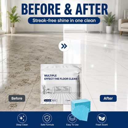 🔥LAST DAY 40% OFF⏰Multi-Effect Floor Cleaning Tablets, Fast Dissolving, No-Rinse Formula for Hardwood, Tile & All Floor Types