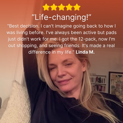 SheBodyFit 100% Leak-Proof Underwear That Won't Let You Down for Women 60+ (4-Pack)