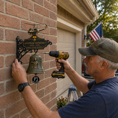 🎖️Vietnam Veteran Tribute Wall Bell