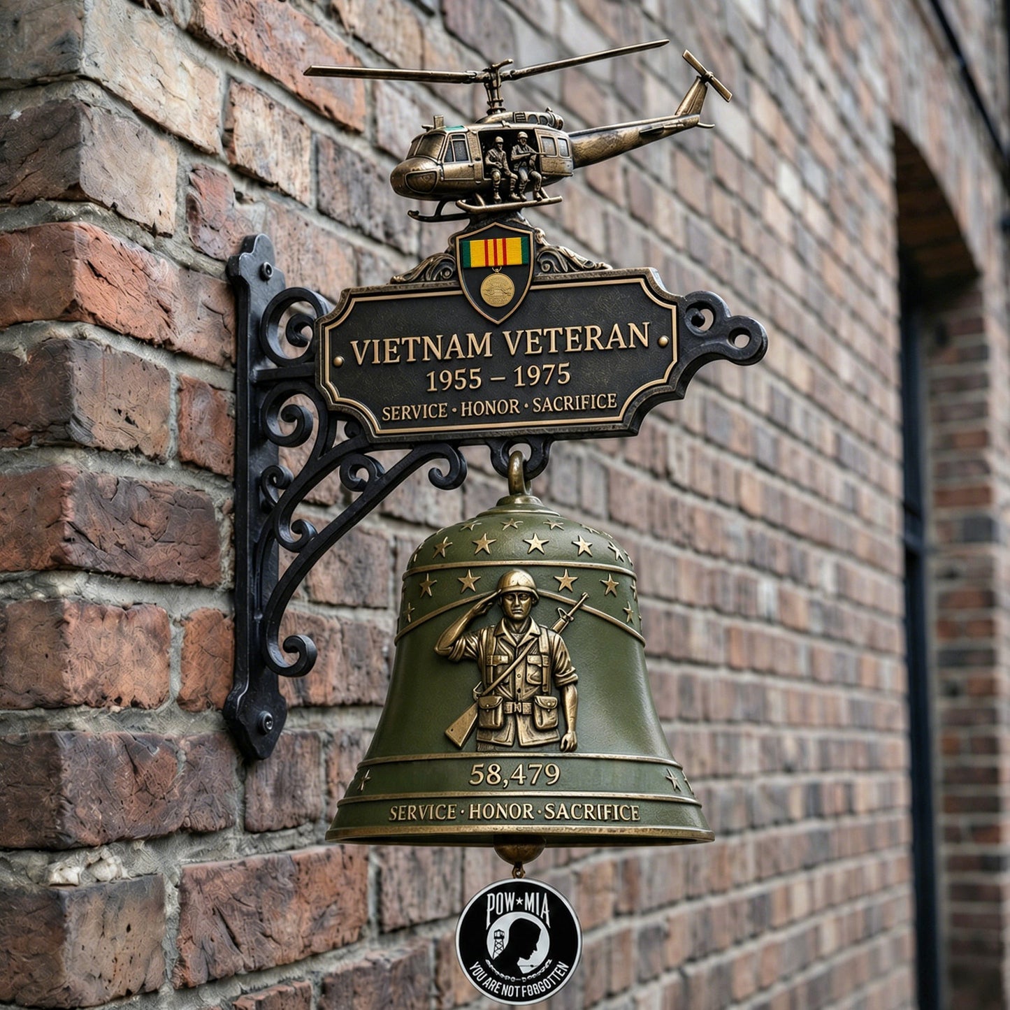 🎖️Vietnam Veteran Tribute Wall Bell