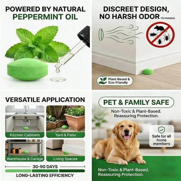 🛩️FLASH SALE/12 Pack Peppermint Pest Repellent Balls - Mice Rats Spiders Gone! ✅