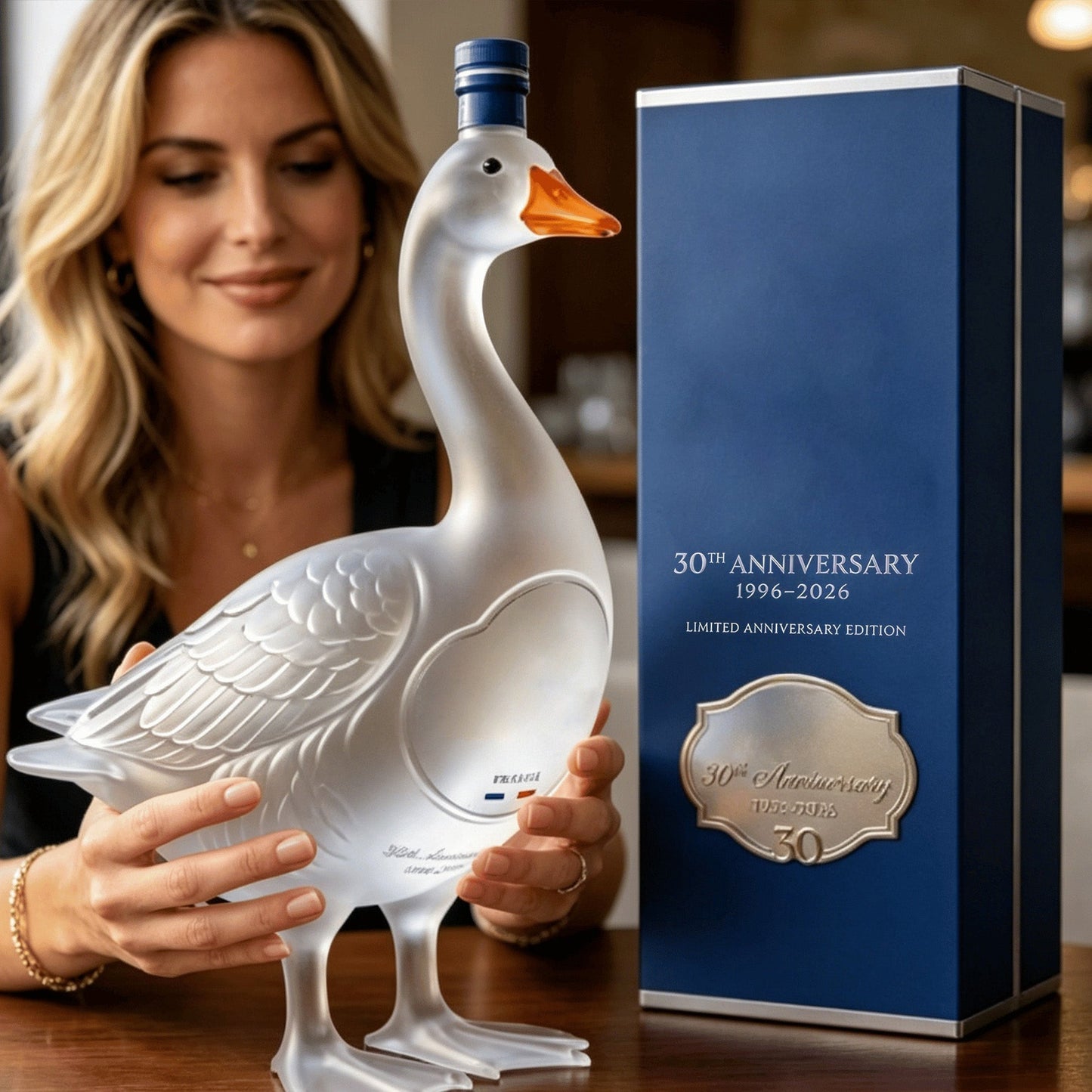 🪿 30th Anniversary 3D Sculpted Vodka Bottle