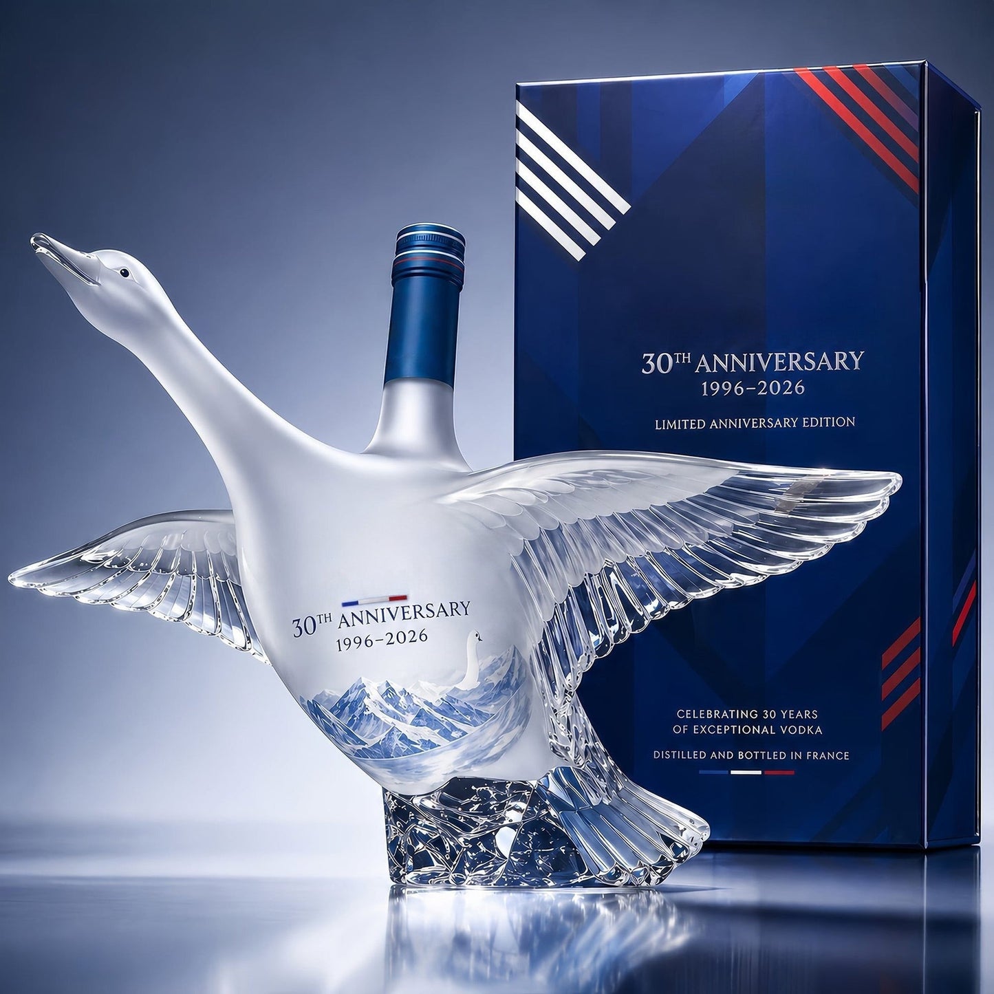 🏆75K+ SOLD!🔥30th Anniversary 3D Sculpted Vodka Bottle
