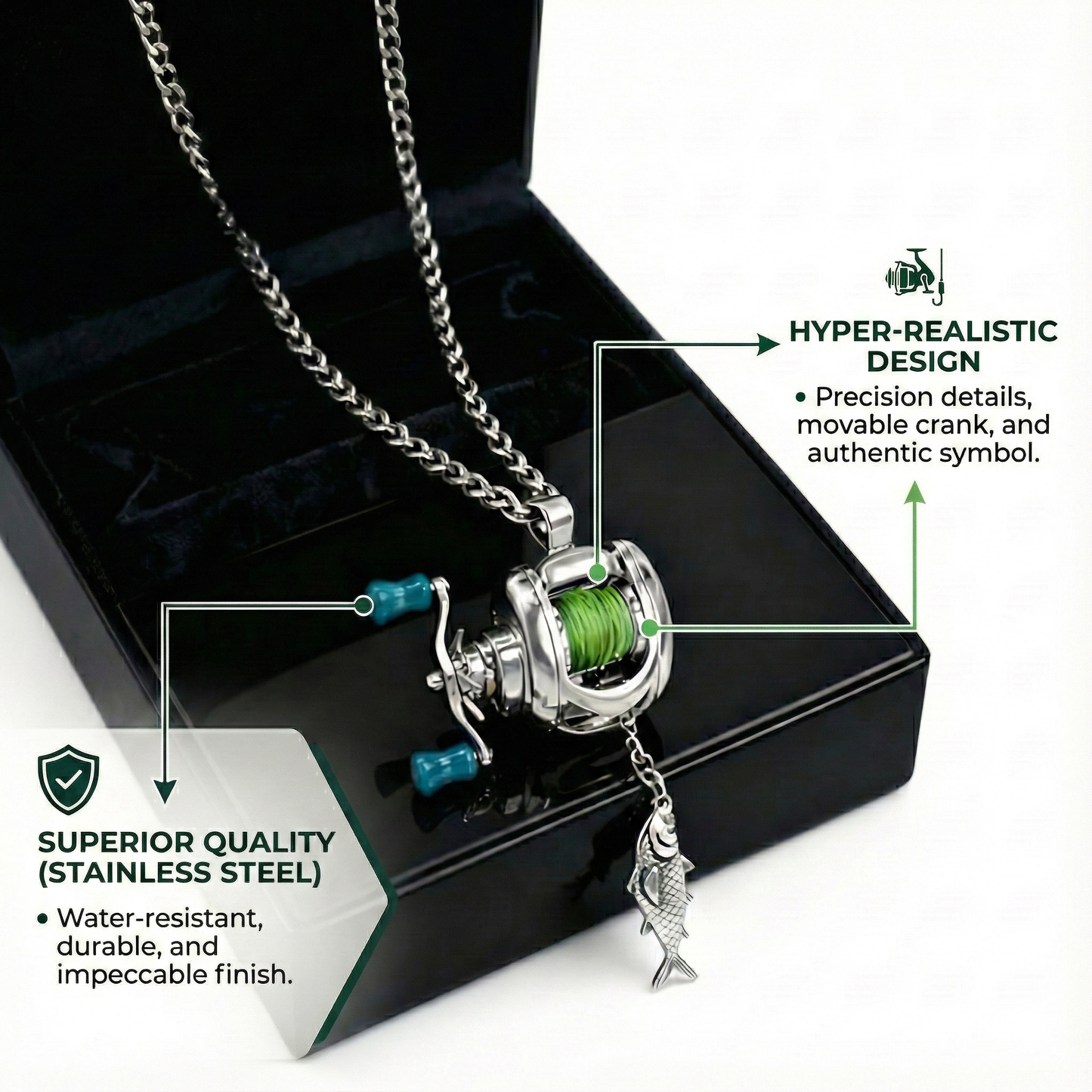 Official Brand Store | 🛡️🔥Hot Sale-51% OFF🔥Fishing Reel Pendant