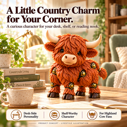 🐮 2-in-1 Transforming Highland Cow Egg – Mechanical Animal Figure