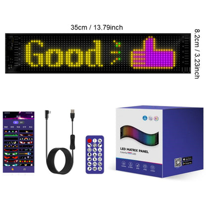 🎄 Smart LED Pixel Car Display – App-Controlled RGB Lights, Custom Messages & Animated Designs 🚗