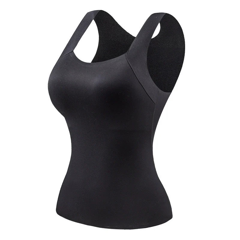U-Ausschnitt Shapewear Tanktop mit integriertem BH