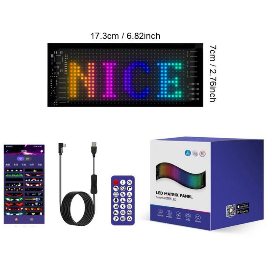 LED pixel display components and product packaging