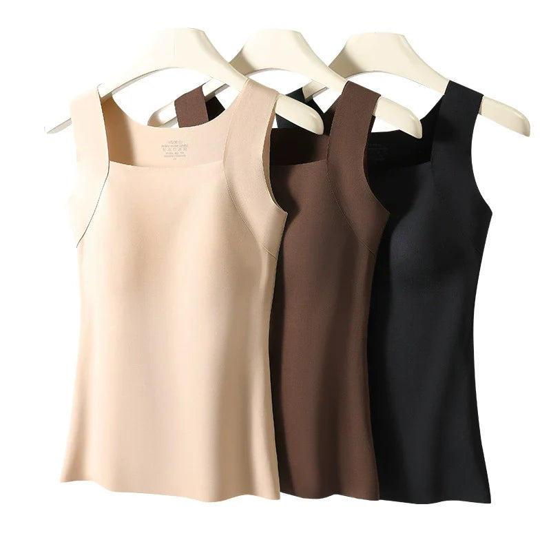 U-Ausschnitt Shapewear Tanktop mit integriertem BH