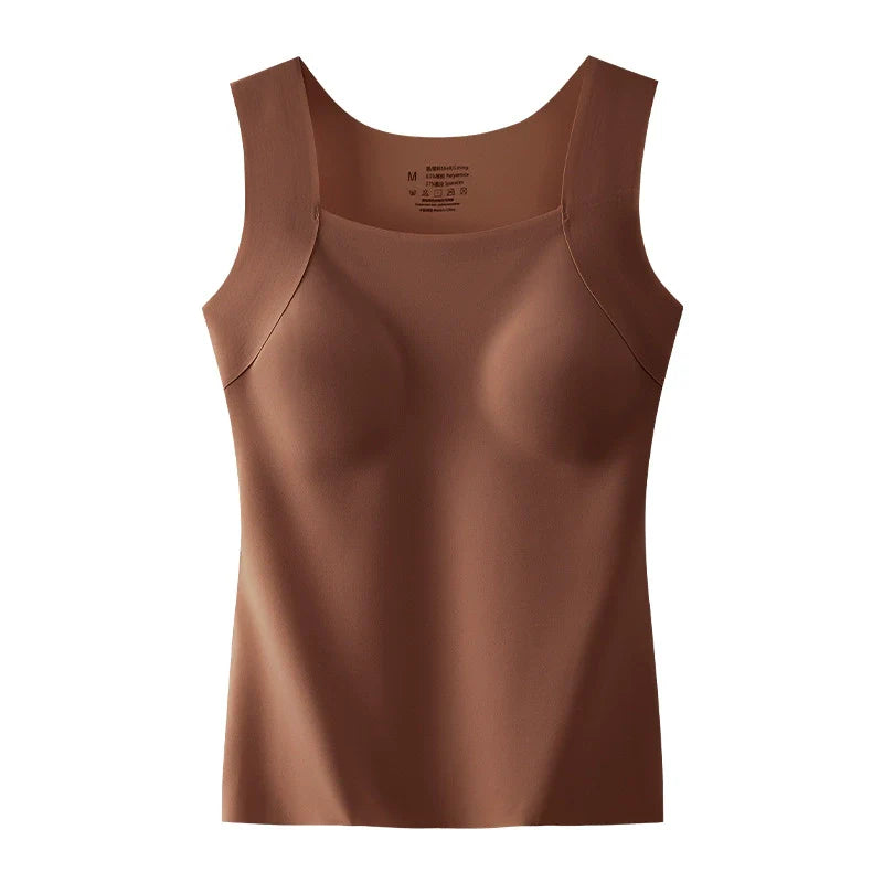 U-Ausschnitt Shapewear Tanktop mit integriertem BH
