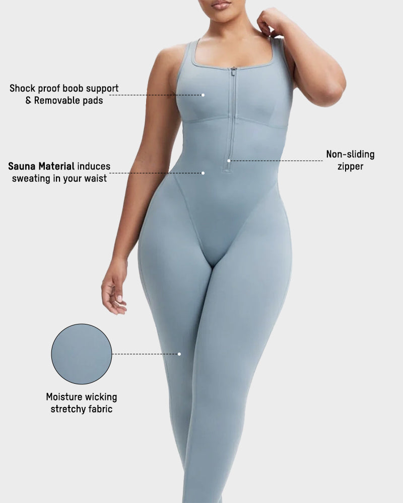 Sculpt & Sweat Sauna Workout Jumpsuit