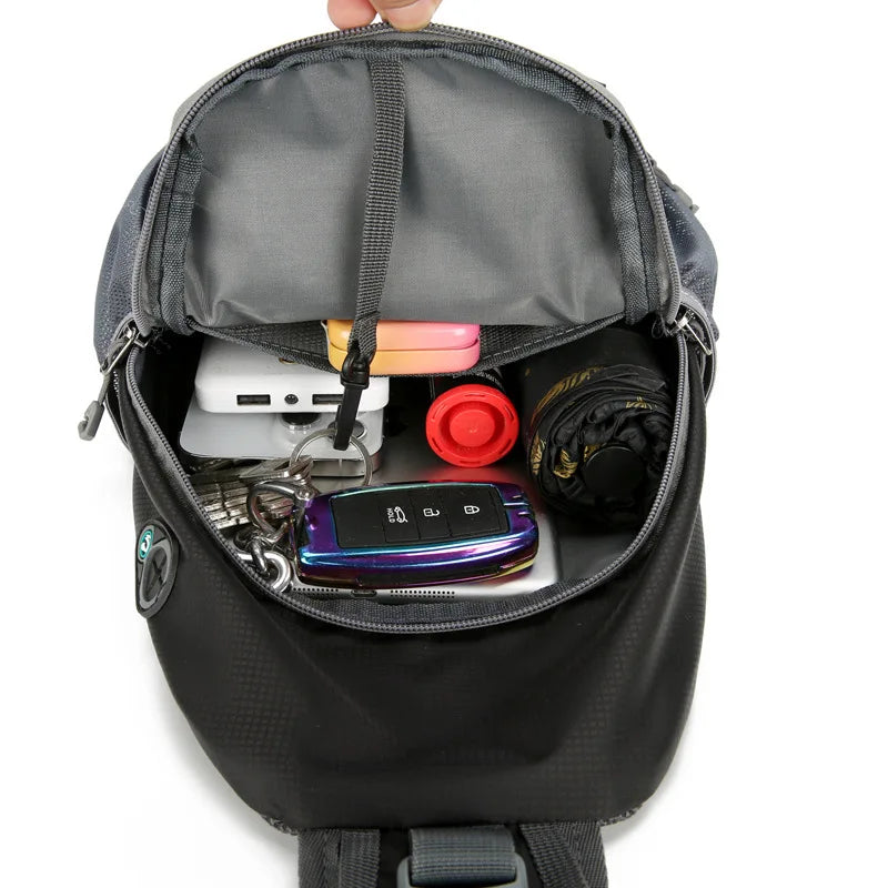 ⏰Letzter Tag der Aktion🔥 Perfekt zum Wandern und Reisen ✨Packbarer kleiner Umhänge-Rucksack mit Seitentasche