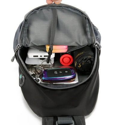 ⏰Letzter Tag der Aktion🔥 Perfekt zum Wandern und Reisen ✨Packbarer kleiner Umhänge-Rucksack mit Seitentasche