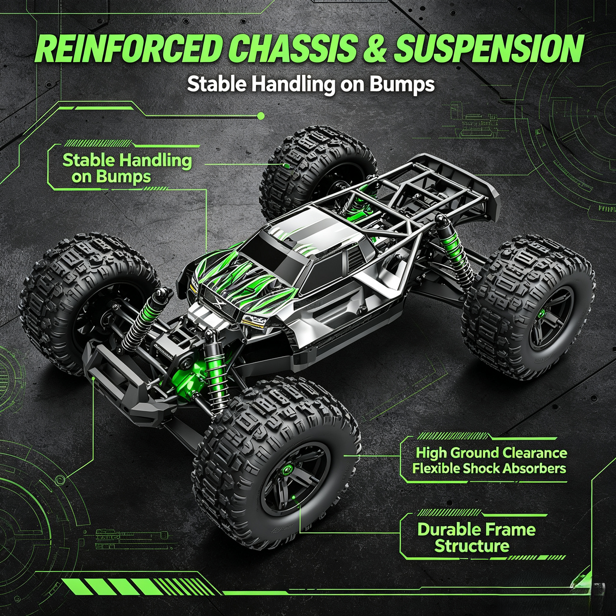 🏅2026 Best Seller 🏁 2026 U-Max Ultimate 8S 4WD Brushless Monster Truck – Limited Edition
