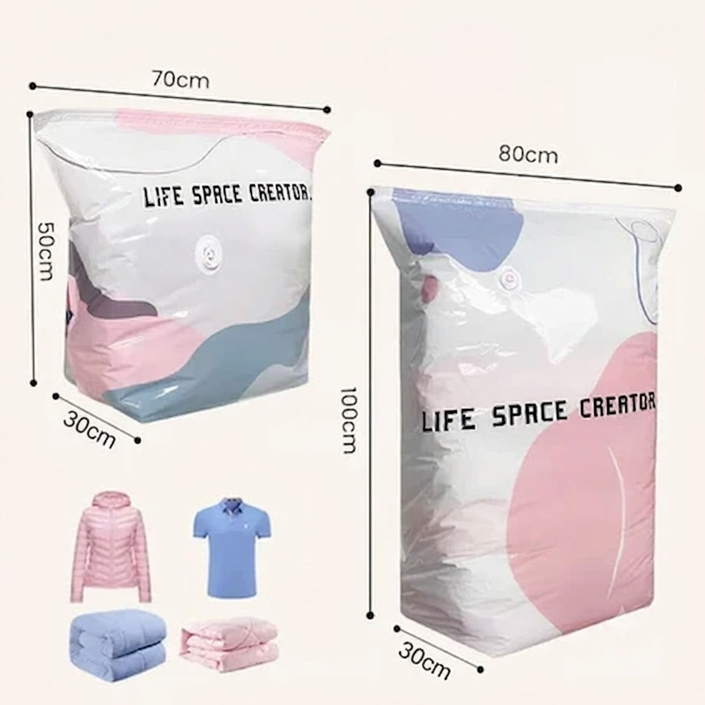 🔥 Last Day! 50% OFF – No-Pump Vacuum Storage Bags | Save Up to 80% More Space! 🏠