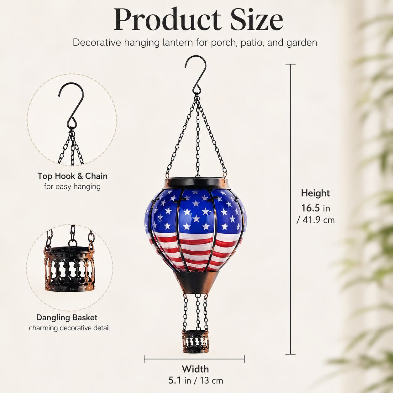 ⏰Last day Promotion🏆75K+ SOLD! 🔥250th Anniversary Solar Hot Air Balloon Lantern