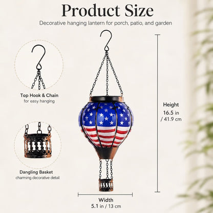 ⏰Last day Promotion🏆75K+ SOLD! 🔥250th Anniversary Solar Hot Air Balloon Lantern