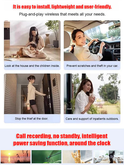 2026 NEW[Hidden camera HD night vision]No WIFI or electricity required💯Tiny and installs in 1 second ⚠️Remote real-time viewing