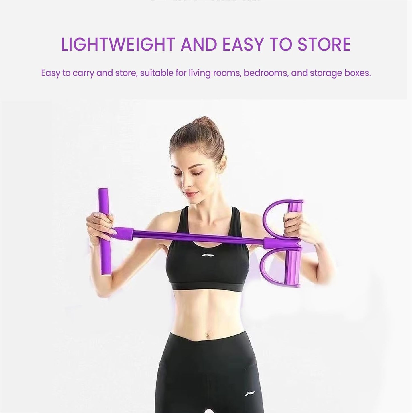 💪All-in-One Home-Fitnessgerät für Gewichtsverlust & Muskelaufbau🔥8-Schlauch-Pedalwiderstandsgerät – abnehmbares und einstellbares Pedalwiderstandsgerät