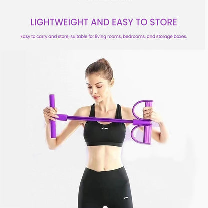 💪All-in-One Home-Fitnessgerät für Gewichtsverlust & Muskelaufbau🔥8-Schlauch-Pedalwiderstandsgerät – abnehmbares und einstellbares Pedalwiderstandsgerät