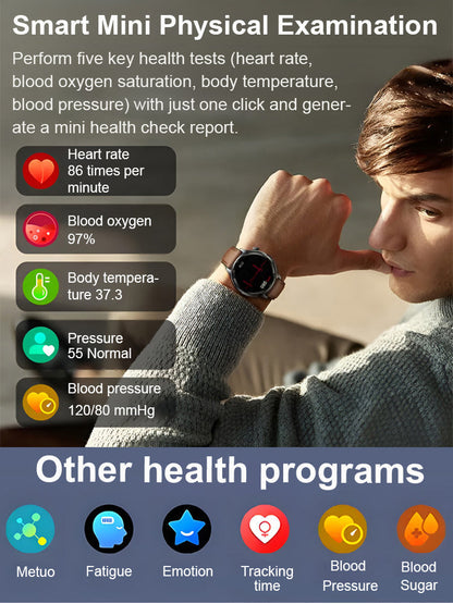 【🔥49% Off】❤️ Flagship Smartwatch for Health Protection, 24/7 Health Data Center🥰