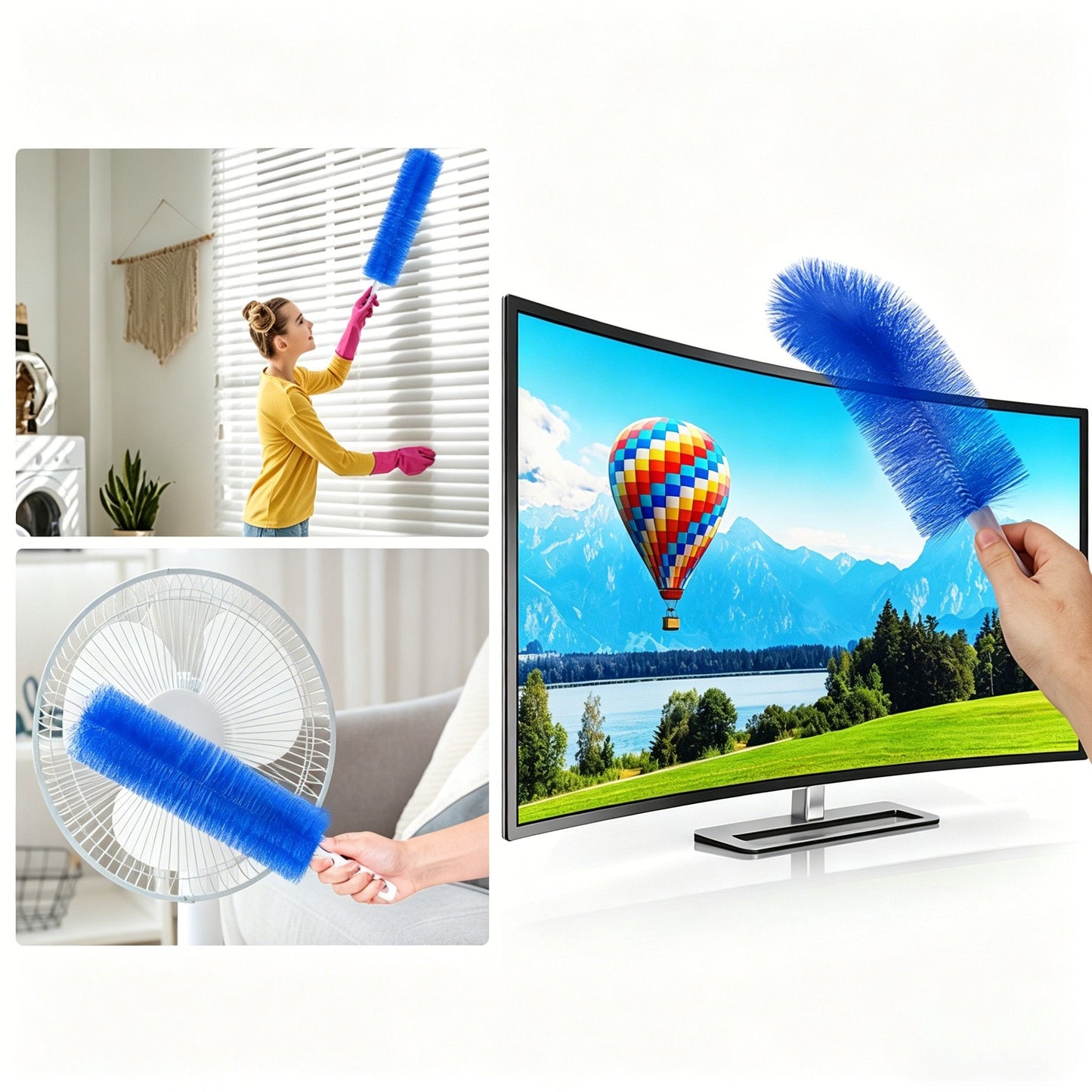 ✨Hot Sales 59% OFF🔥Bendable Microfiber Head Reusable Dust Remover