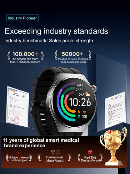 【🔥49% Off】❤️ Flagship Smartwatch for Health Protection, 24/7 Health Data Center🥰