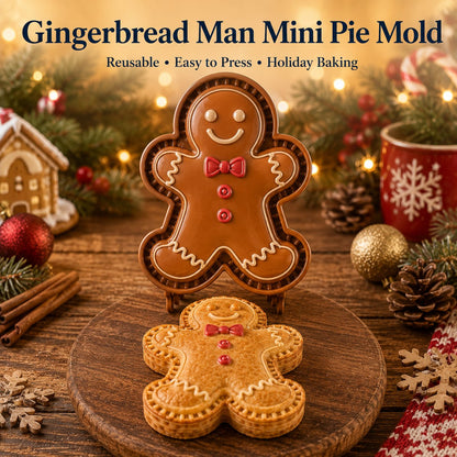 🏅Best Seller 🎄 9-Design Christmas Mini Pie Mold Collection 🥧✨